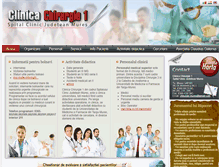 Tablet Screenshot of chirurgiemures.ro